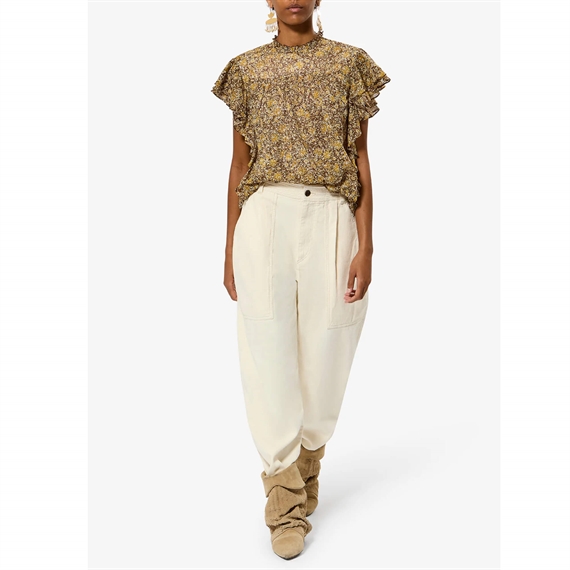 Isabel Marant Etoile Daliyane Top, Khaki 
